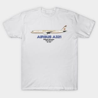 Airbus A321 - Etihad Airways "Old Colours" T-Shirt